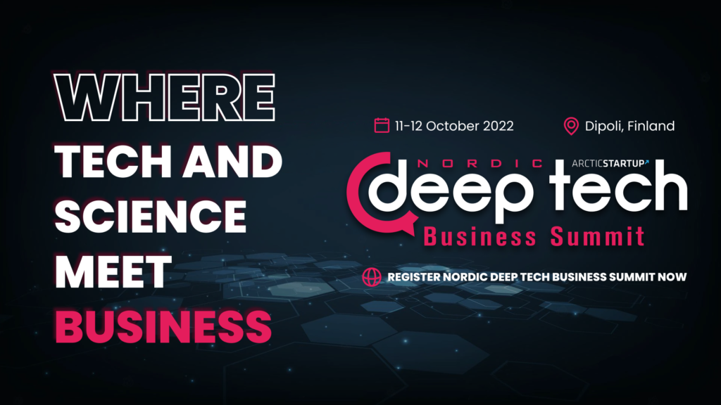 NORDEEP Nordic Deep Tech Business Summit 